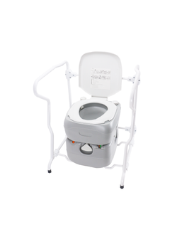 สุขาเคลื่อนที่ รุ่น P.1 + พร้อมราวพยุง