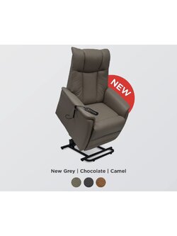 เก้าอี้พักผ่อนปรับไฟฟ้า ช่วยพยุงลุก-นั่ง Lift UP Chair หุ้มหนังแท้ผิวสัมผัส นุ่มสบายต่อการใช้งาน สำหรับผู้ที่มีปัญหาปวดหลัง ผู้สูงอายุ ผู้ป่วยหลังผ่าตัด ผู้ป่วยในระยะพักฟื้นหรือผู้ที่กำลังตั้งครรภ์ ช่วยพยุงตัวในการยืน (BEST SELLER)