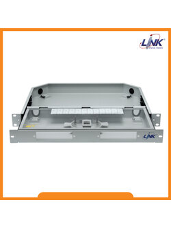 UF-2012A Fiber Optic Distribution Unit (FDU) 6-24F (2 Snap-In) Rack Mount Drawer (1U), Unload