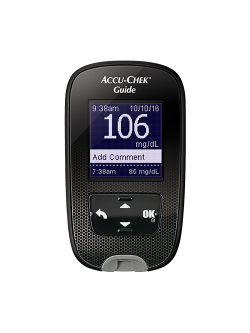 เครื่องตรวจน้ำตาลในเลือด Accu-Chek Guide ประกันศูนย์ไทย รับประกันตลอดอายุการใช้งาน