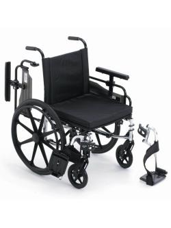 รถเข็นวีลแชร์ MIKI รุ่น MPTWSW-45HUS ล้อหลังใหญ่ 24 นิ้ว ที่วางแขนเปิดได้ โครงพักเท้าสวิงเก็บได้ รับประกันโครงสร้างศูนย์ไทย 3 ปี