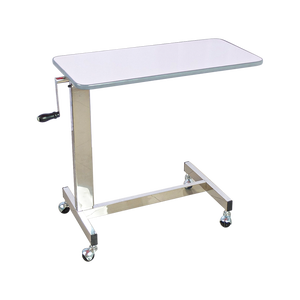 โต๊ะคร่อมเตียงสแตนเลส ที่ รพ. ใช้ (Overbed Table)