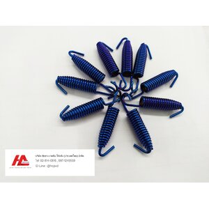 ตัวอย่างงานทำสีไทเทเนียมสปริงมอเตอร์ไซค์ | PVD Coating