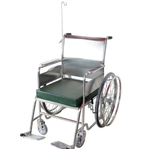 รถเข็นวีลแชร์ผู้ป่วยสแตนเลส (Wheelchair Stainless steel)