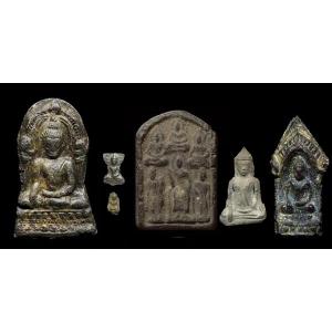 พระกรุ เนื้อดิน เนื้อชิน เนื้อผง