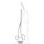 Forceps BOZEMAN Douglas 26 cm.