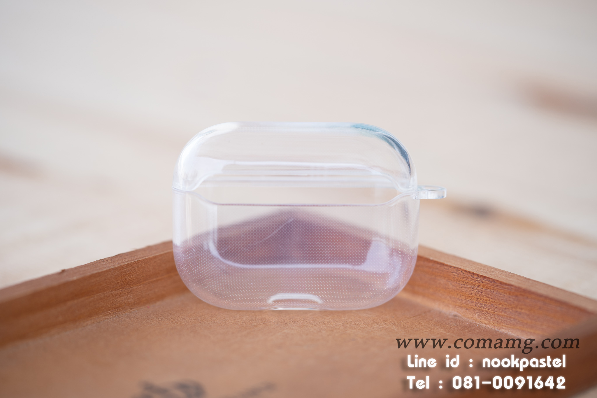 เคสแอร์พอตโปร ซีลีโคนใส (Apple airpods Pro case)