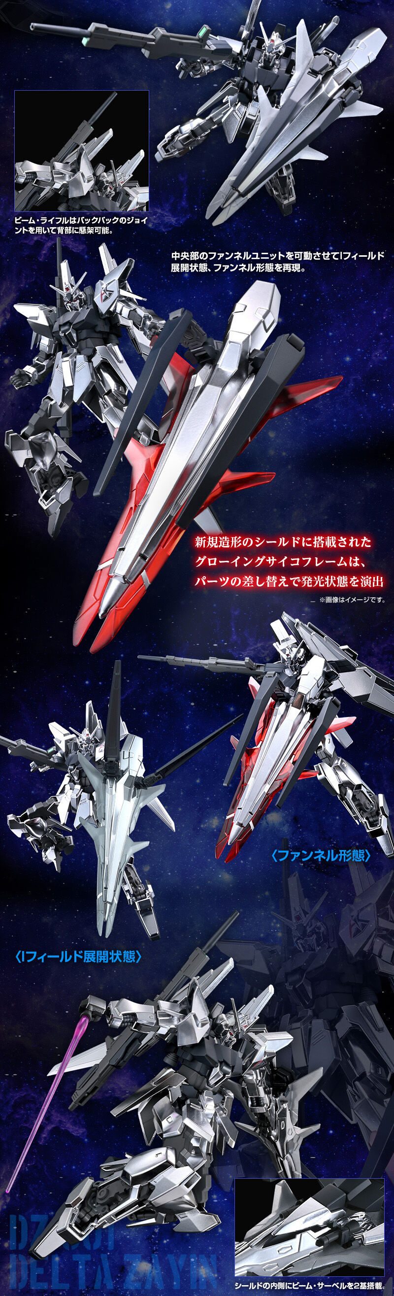 กันดั้ม Bandai Spirits Gunpla Premium Bandai Hobby Online Shop Limited HGUC 1/144 DZ-001 Delta Zayin
