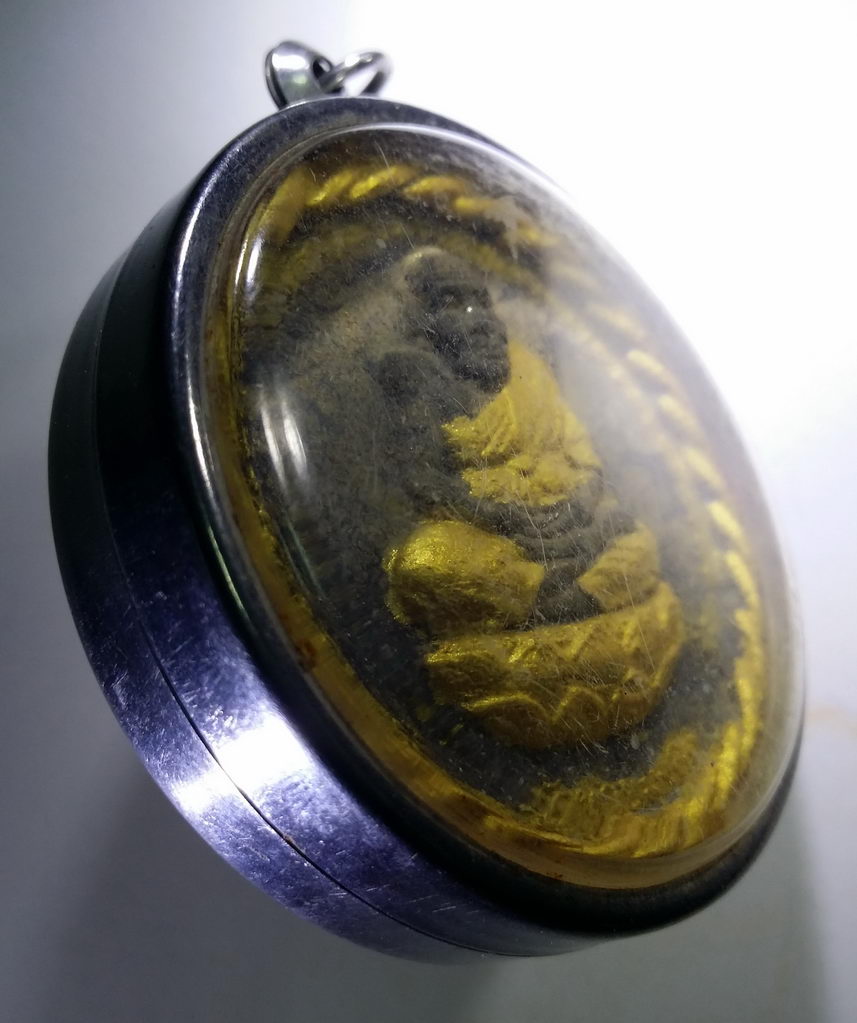 รหัสสินค้า จตุคามรามเทพ 164 พระเทวราชโพธิสัตว์จตุคามรามเทพ - หลวงปู่ทวด วัดห้วยมงคล จังหวัดประจวบคีรีขันธ์ พิมพ์ขอบเกลียวเชือกใหญ่