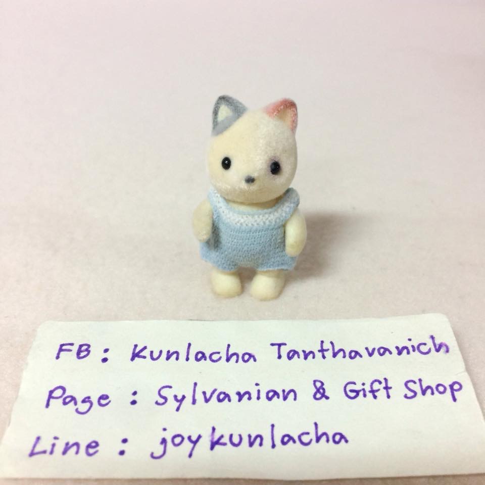 เบบี้แมวสามสีน่ารัก ขยับแขนขาได้ ซิลวาเนียน Whisker Cat Baby : Sylvanian Families