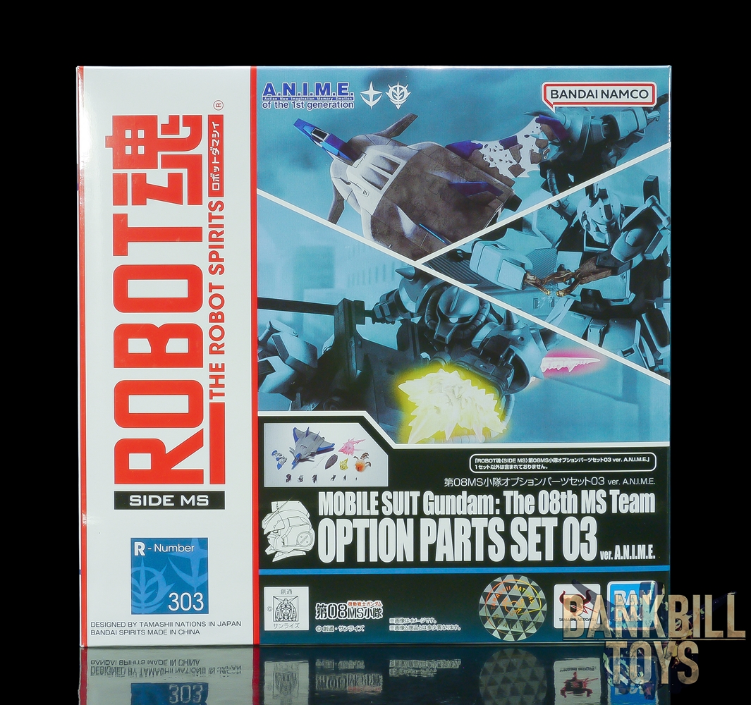 กันดั้ม Bandai Spirits The Robot Spirits <SIDE MS> R-303 Mobile Suit Gundam: The 08th MS Team Option Parts Set 03 Ver. A.N.I.M.E.