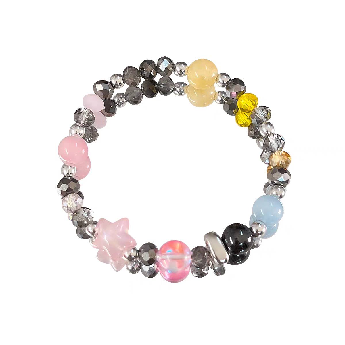 สร้อยข้อมือ สร้อยลูกปัดคาแรคเตอร์ : ROSE
