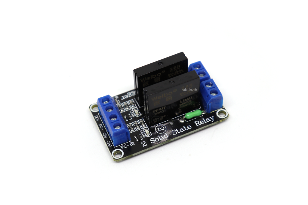 2 Channel Solid State Relay (SSR) 5V 2A