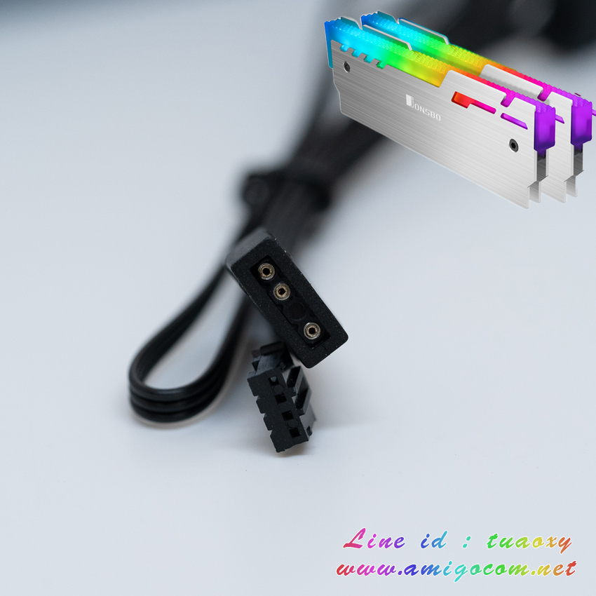 Sink Ram Jonsbo NC-3 ซิ้งค์แรม ARGB set 2ตัว สามารถปรับไฟได้