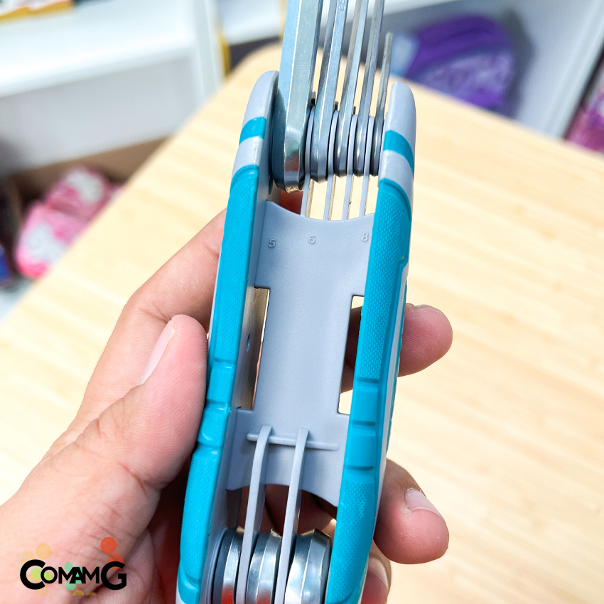 total ตลับพวงกุญแจ6เหลี่ยม ยี่ห้อTotal 8ชิ้นในพวง หัวหกเหลี่ยม หัวบอล รุ่นงานหนัก