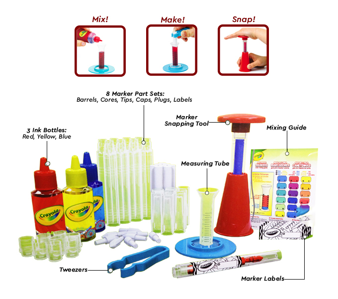 ชุดทำปากกาเมจิกสี Crayola Marker Maker Starter Kit