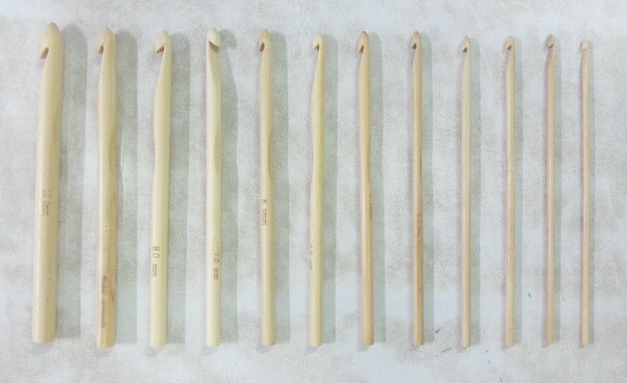 **หมด** เข็มโครเชต์ทำจากไม้ Wooden Hook