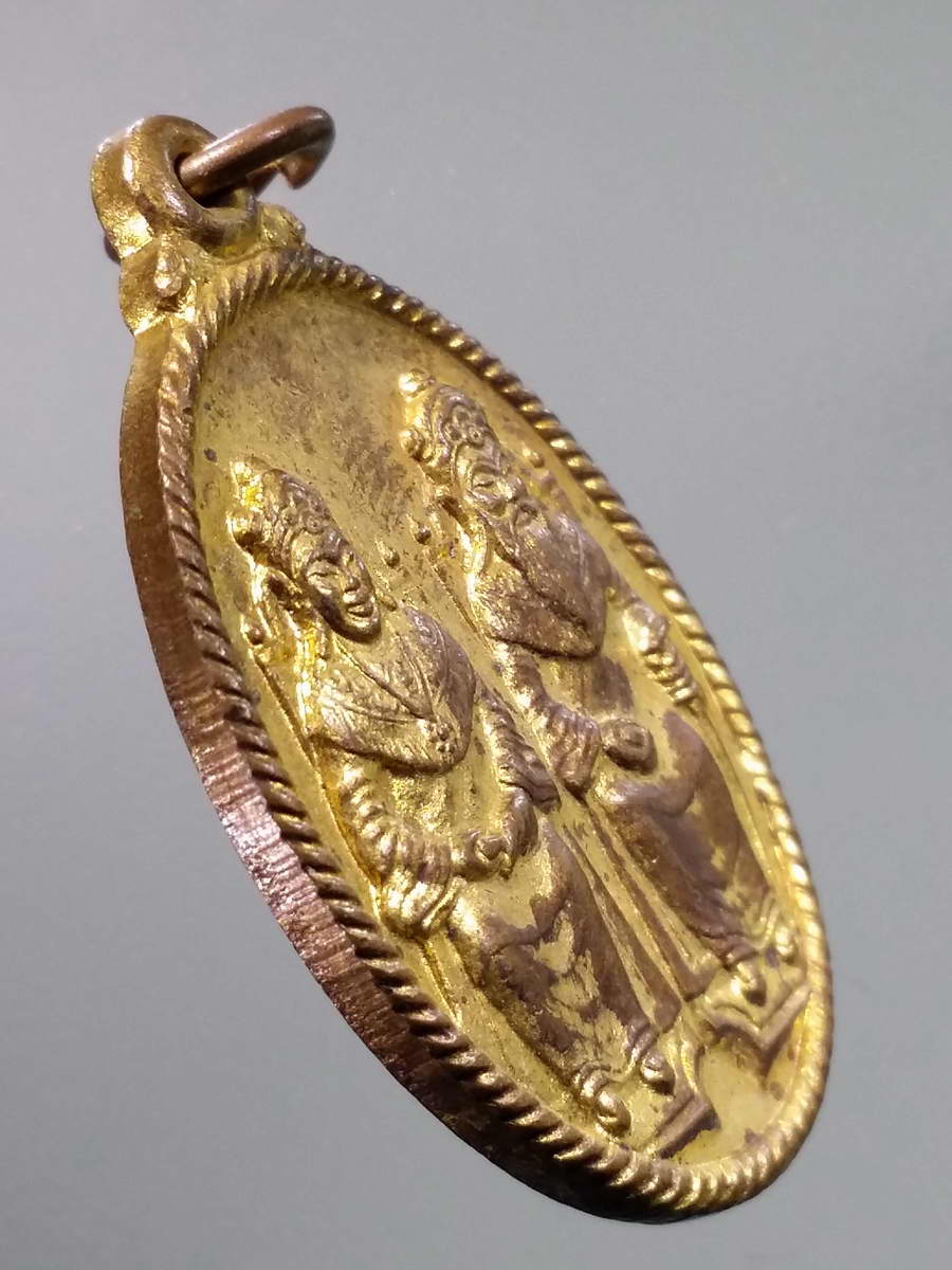 รหัสสินค้า เทพจีน - เทพฮินดู 101 เหรียญเจ้าพ่อเจ้าแม่ เนื้อทองแดงกะไหล่ทอง สร้างปี คริสตศักราช 1991