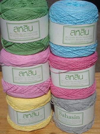 ไหมพรม ฝ้ายเชือกนิ่ม เส้นเล็ก Cotton Mini