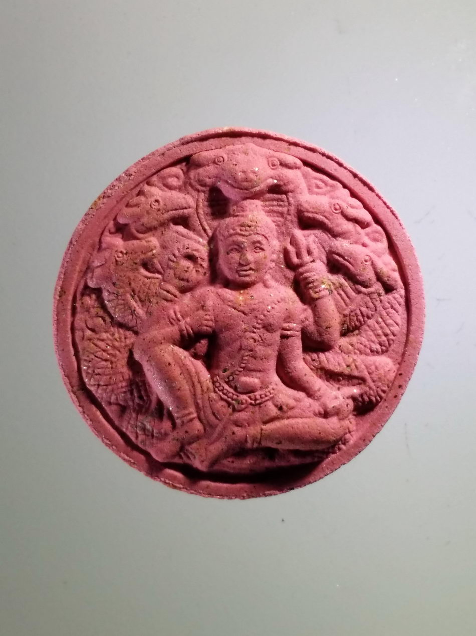 รหัสสินค้า จตุคามรามเทพ 454 พระเทวราชโพธิสัตว์จตุคามรามเทพ หลวงพ่อฉาบ มังคโลวัดศรีสาครจังหวัดสิงห์บุรี รุ่นมหามงคลทรัพย์ผสมเกศา ที่ระลึกสร้างอุโบสถไม้สักวัดสะเดา พิมพ์เล็ก