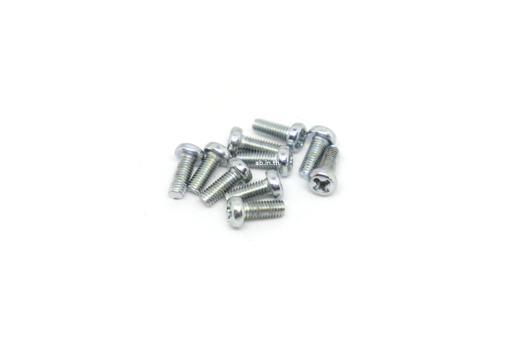 น็อตตัวผู้ M3 x 8MM 10 ตัว