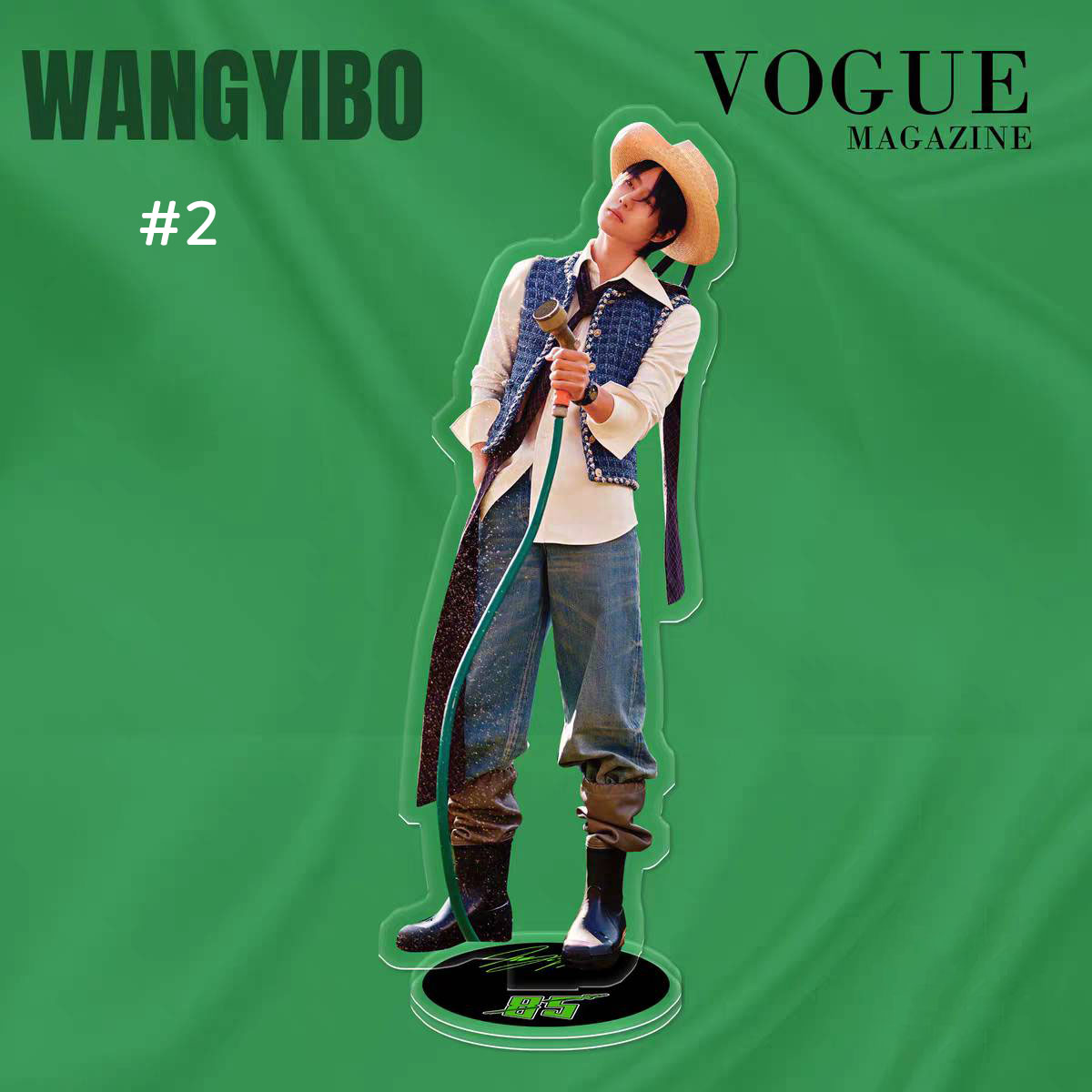 สแตนดี้อะคริลิค หวังอี้ป๋อ WangYibo 85 VOGUE MAGAZINE