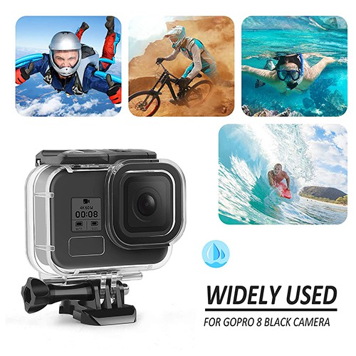 GoPro 7 / 6 / 5 Waterpoof Housing Case + Red Filter เคสกันน้ำ + ฟิลเตอร์แดง