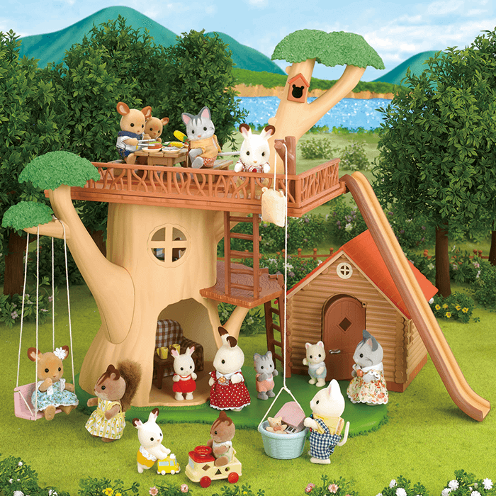 เซตบ้านต้นไม้แสนสนุก ซิลวาเนียนแท้ Tree House : Sylvanian Families