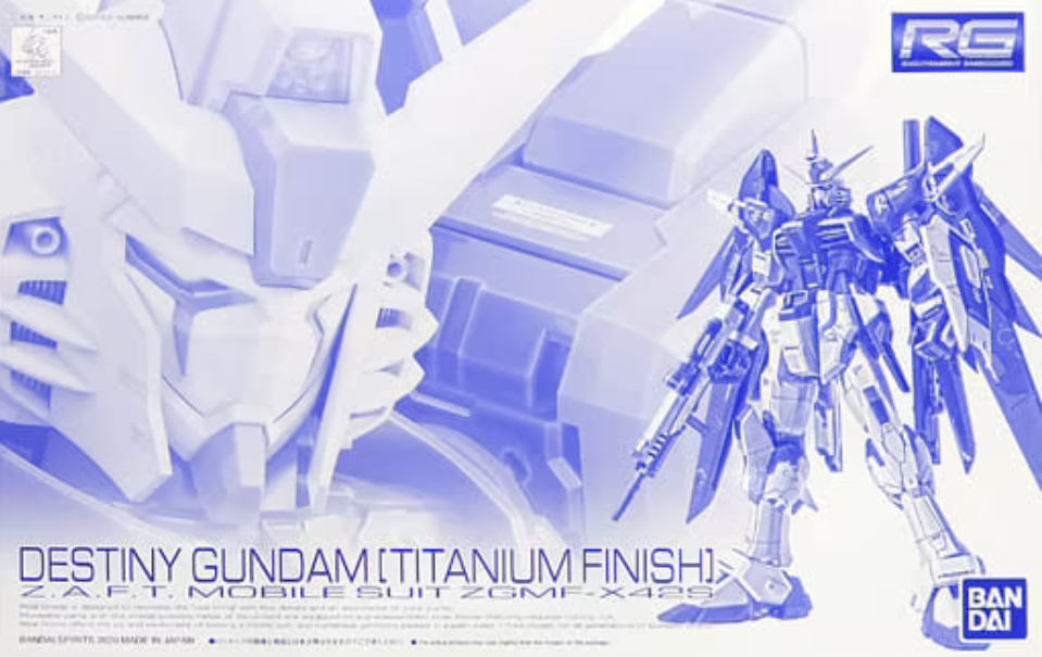 RG DESTINY GUNDAM [TITANIUM FINISH]