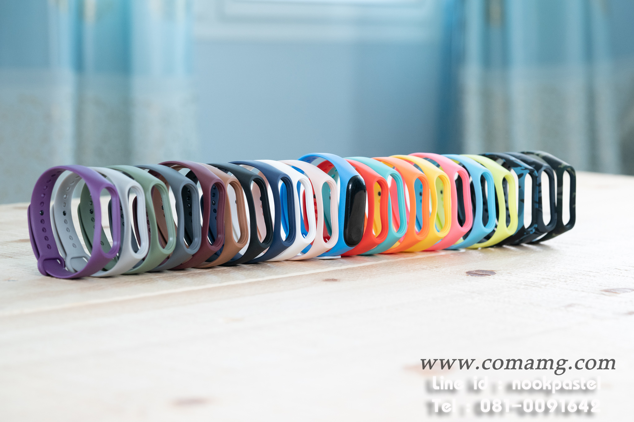 สายXiaomi Mi Band 4/3 สายยางซีลีโคน (ลิงค์1)