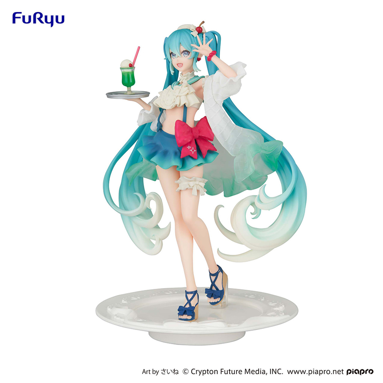 (Preorder ถึงวันที่ 25/5/2023) เปิดรับPreorder มีค่ามัดจำ 150บาท FuRyu Hatsune Miku Melon Soda Float Hatsune Miku SweetSweet Series Exceed Creative Prize Figure