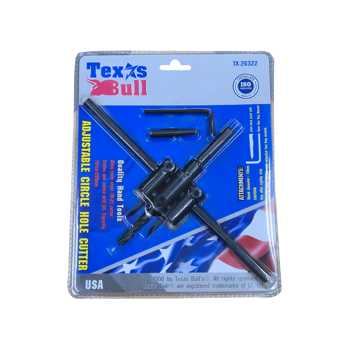 Texas Bull โฮลซอเจาะฝ้า (ไฟดาวน์ไลท์) 30-200mm [TX-26322]