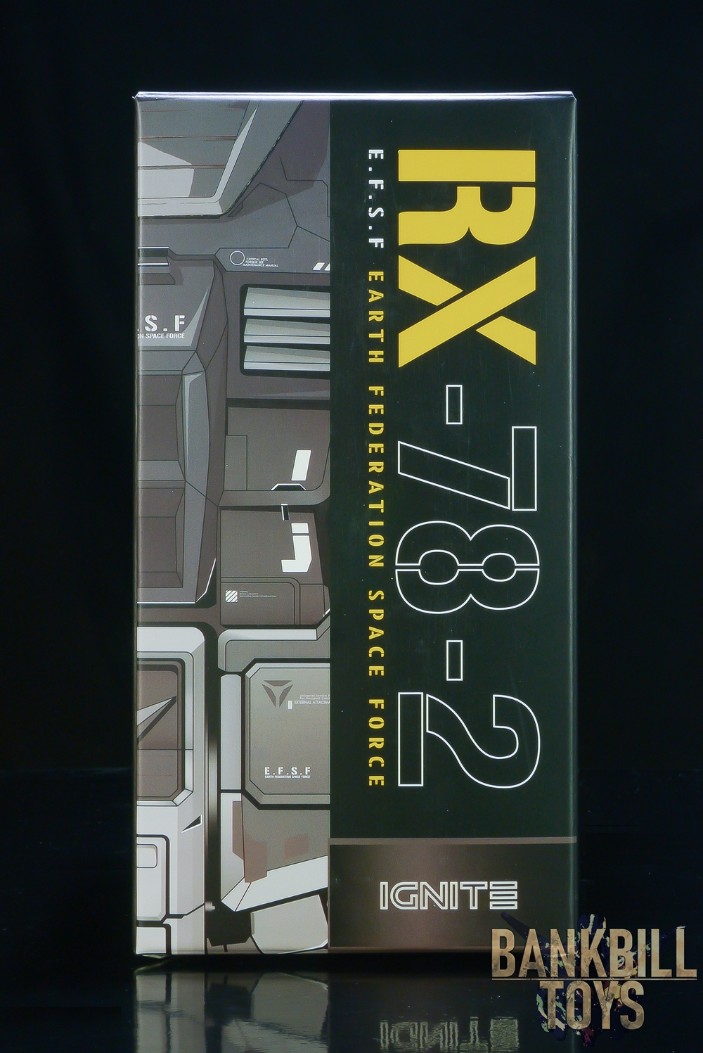 กันดั้ม Ignite RX-78-2 Gundam Stainless Steel Size 20 oz. [Black-Gold Color]