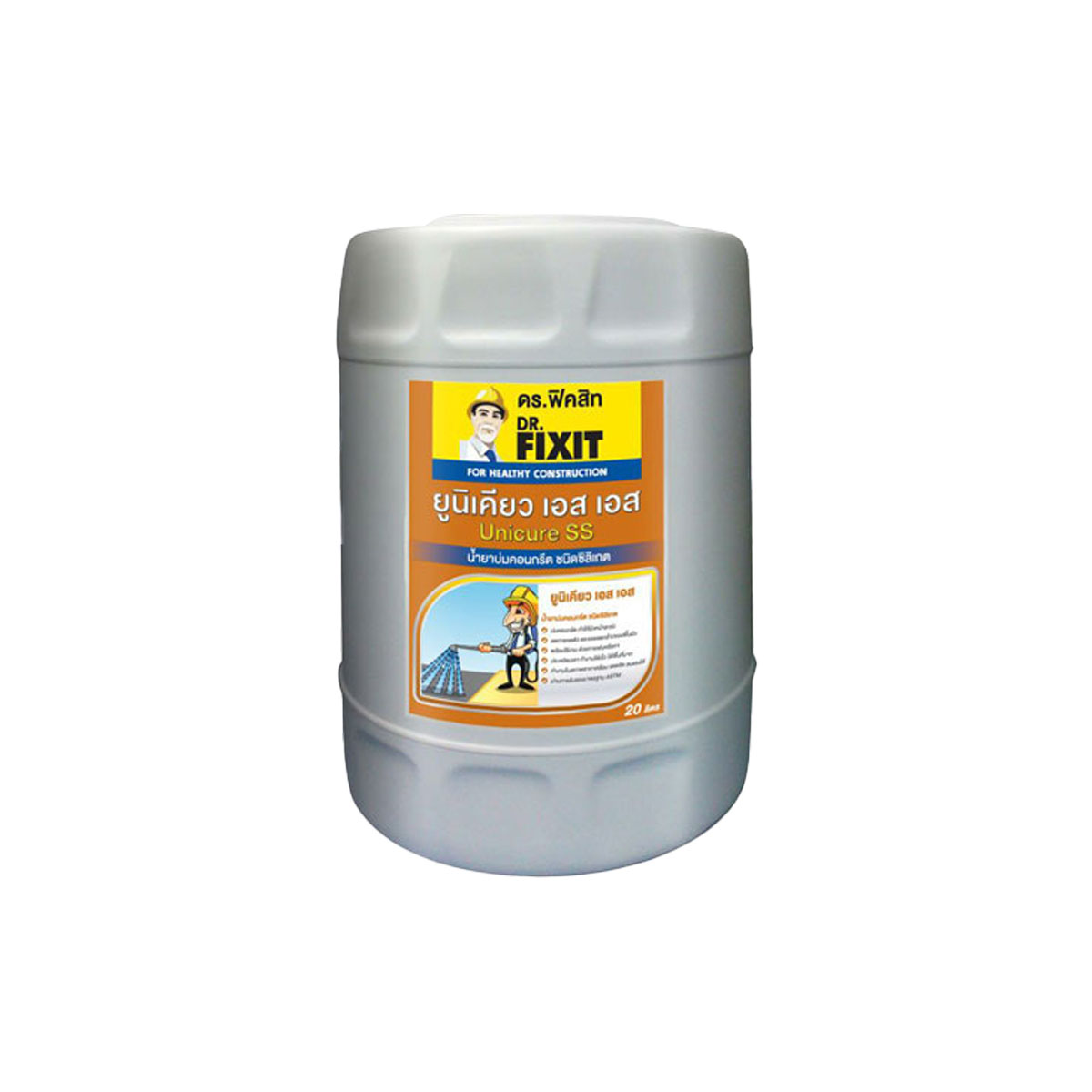 DR.FIXIT น้ำยาบ่มคอนกรีต ชนิดซิลิเกต Unicure SS P20 K