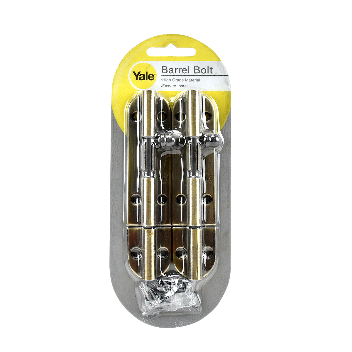 YALE กลอน BA-90704ABP2 ขนาด 4 นิ้ว ทองเหลืองรมดำ