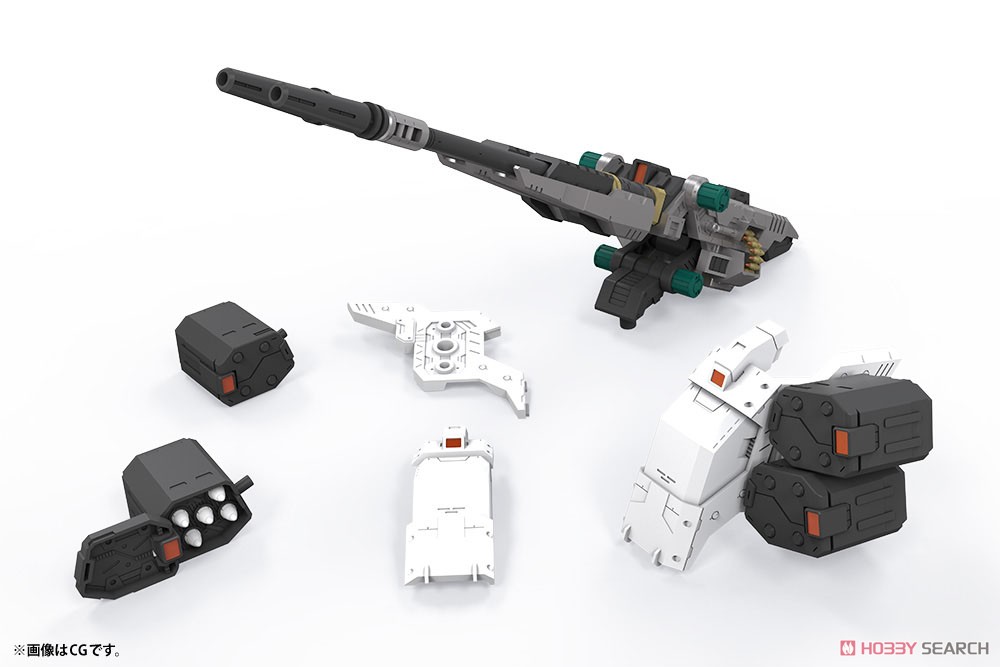 <Preorderยังไม่ระบุวินปิดพรี > เปิดรับPreorder มัดจำ 300 บาท Zoids Customize Parts Dual Sniper Rifle & AZ Five Launch Missile System Set
