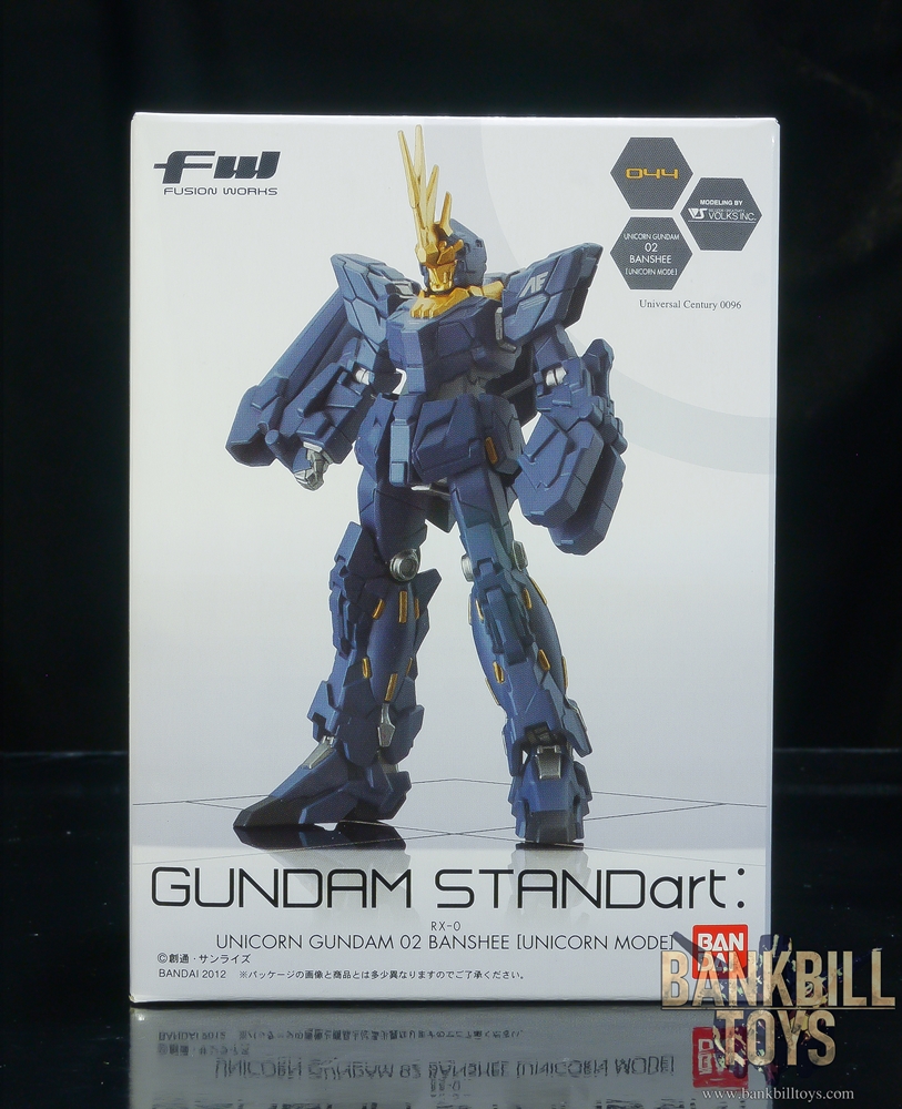 กันดั้ม Bandai Candy Toy FW Gundam STANDart: 12 No.044 RX-0 Unicorn Gundam 02 Banshee [Unicorn Mode]