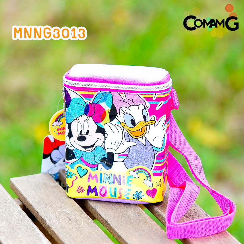กระเป๋าสะพายเด็กลายการ์ตูน ทรงกล่อง ใส่ของได้เยาะ ลิขสิทธิ์แท้