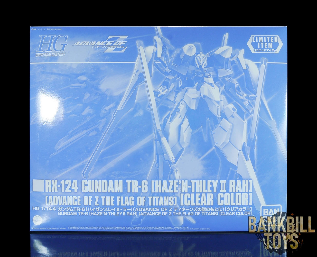 กันดั้ม Bandai Spirits Gunpla The Gundam Base & Gundam Side-F Fukuoka Limited HGUC 1/144 RX-124 Gundam TR-6 [Haze'n-thley II-Rah] [Advance of Z The Flag of Titans] [Clear Color]