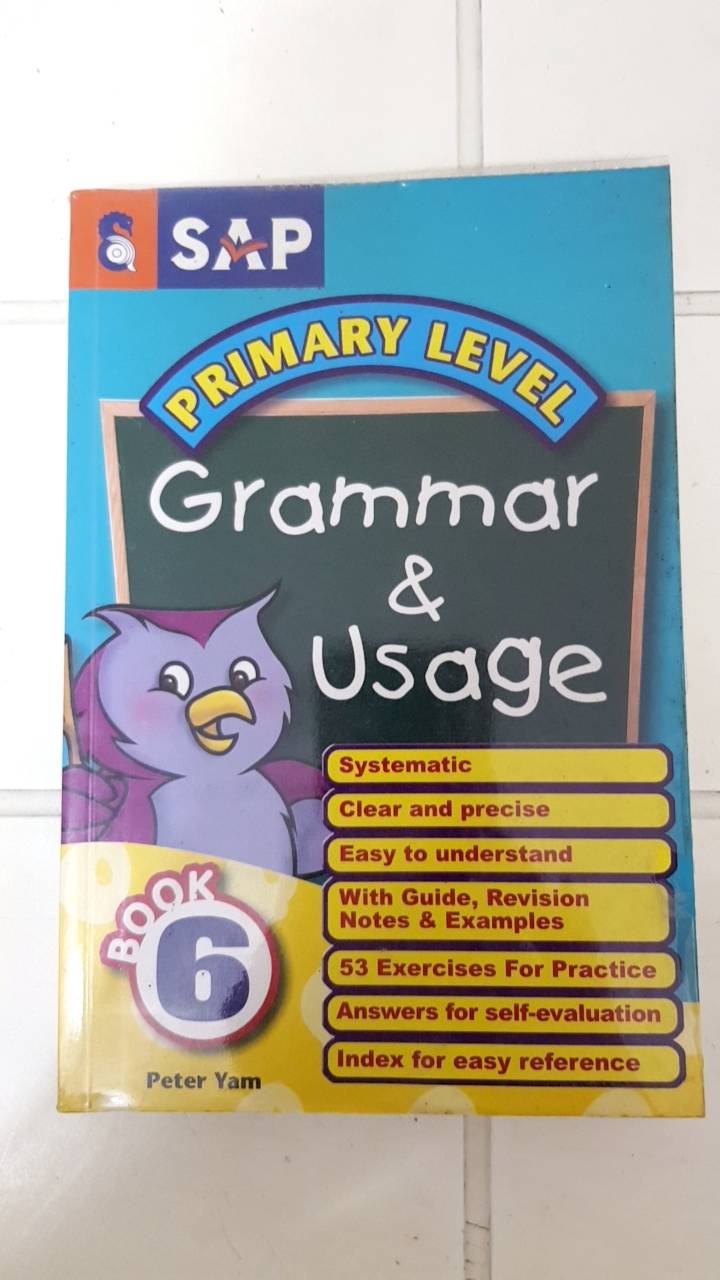 หนังสือ Primary Level Grammar & Usage Book 6 by Peter Yam สำนักพิมพ์ SAP