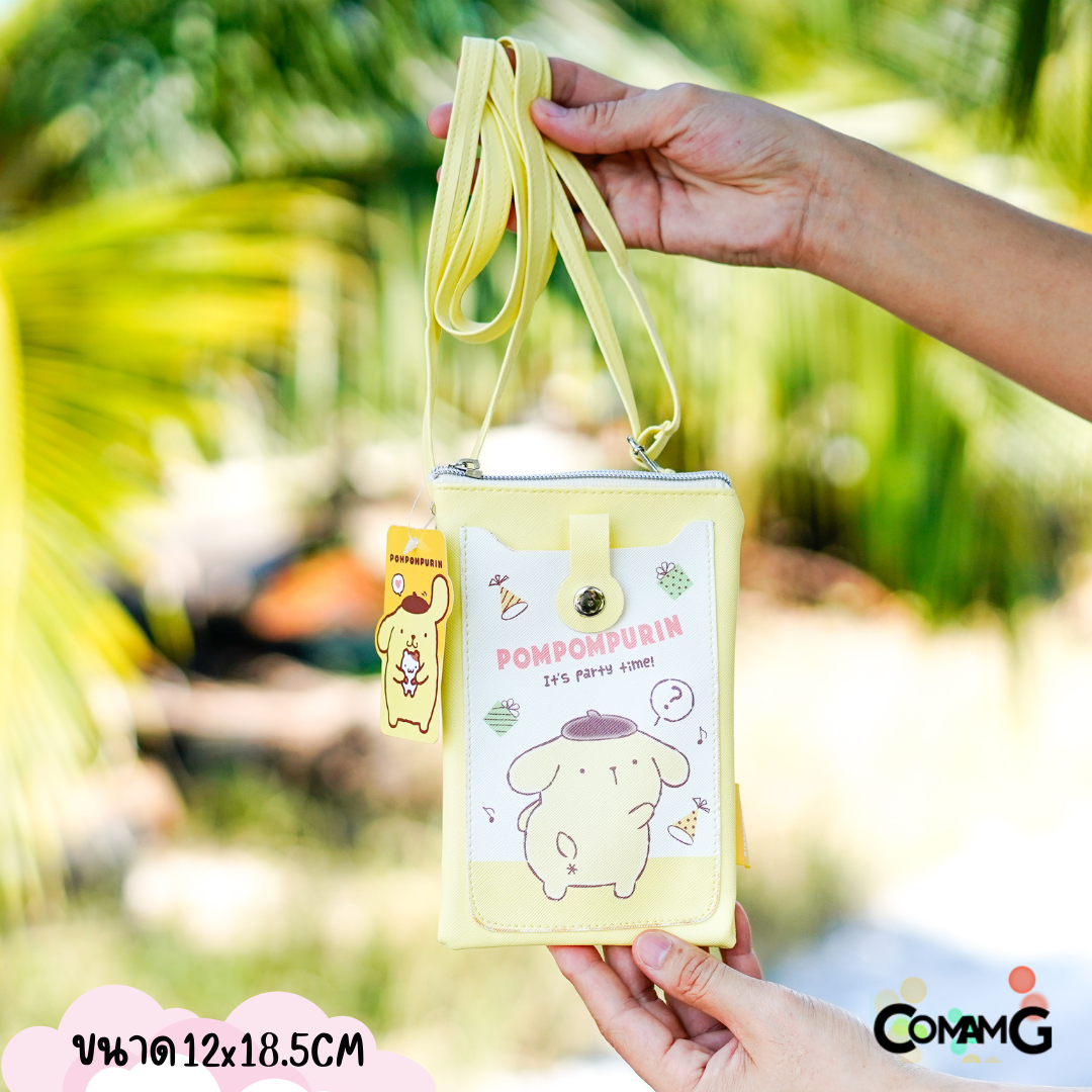 กระเป๋าสะพายซานริโอ้ กระเป๋าใส่โทรศัพท์ มีหลายลายให้เลือก พร้อมส่ง