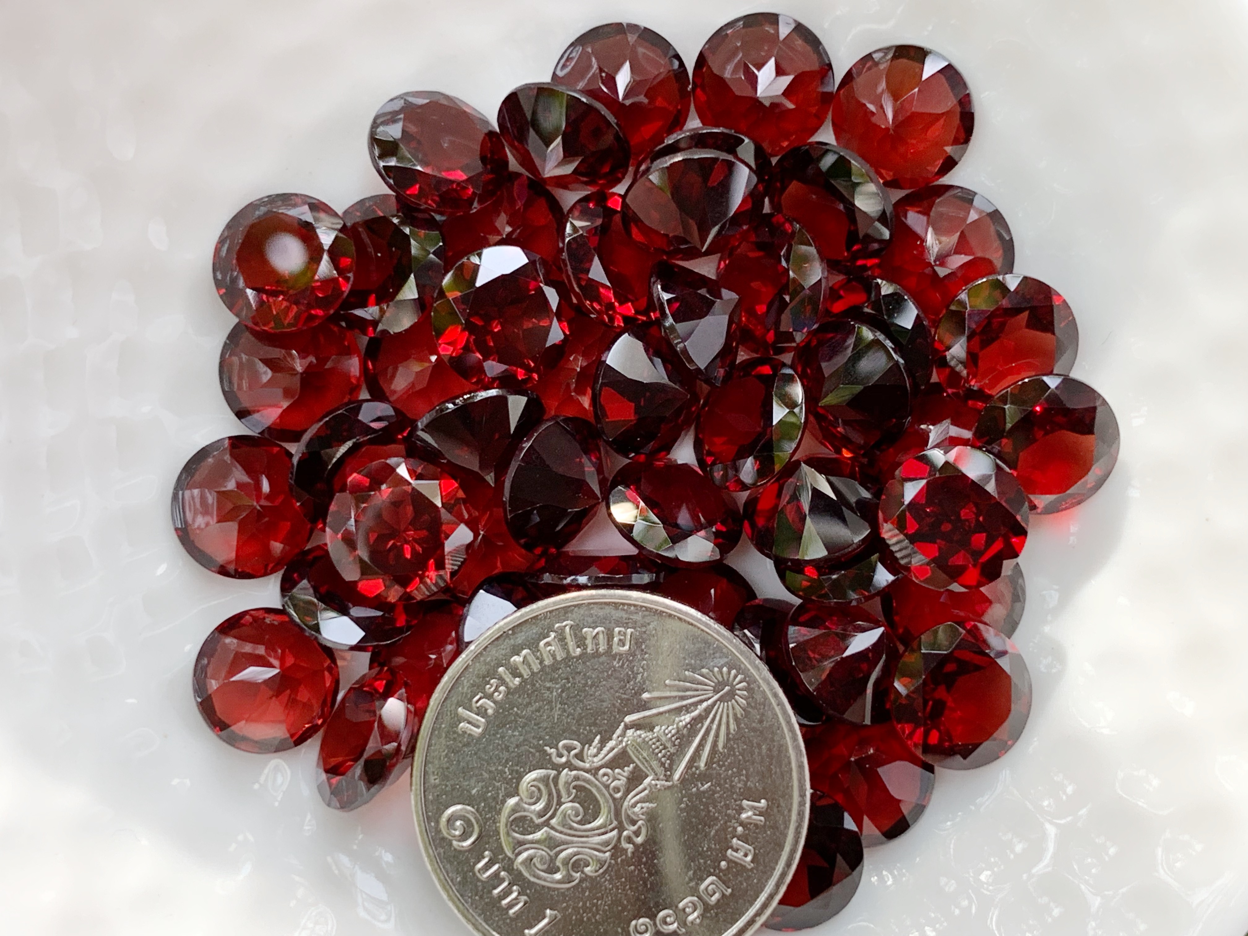 โกเมนกลม 7.5 มม. 1 เม็ด