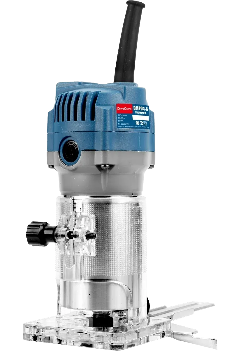 Dongcheng เครื่องทริมเมอร์ เร้าเตอร์ 1/4" เซาะร่องไม้ ขนาด 6 มิล [DMP04-6]