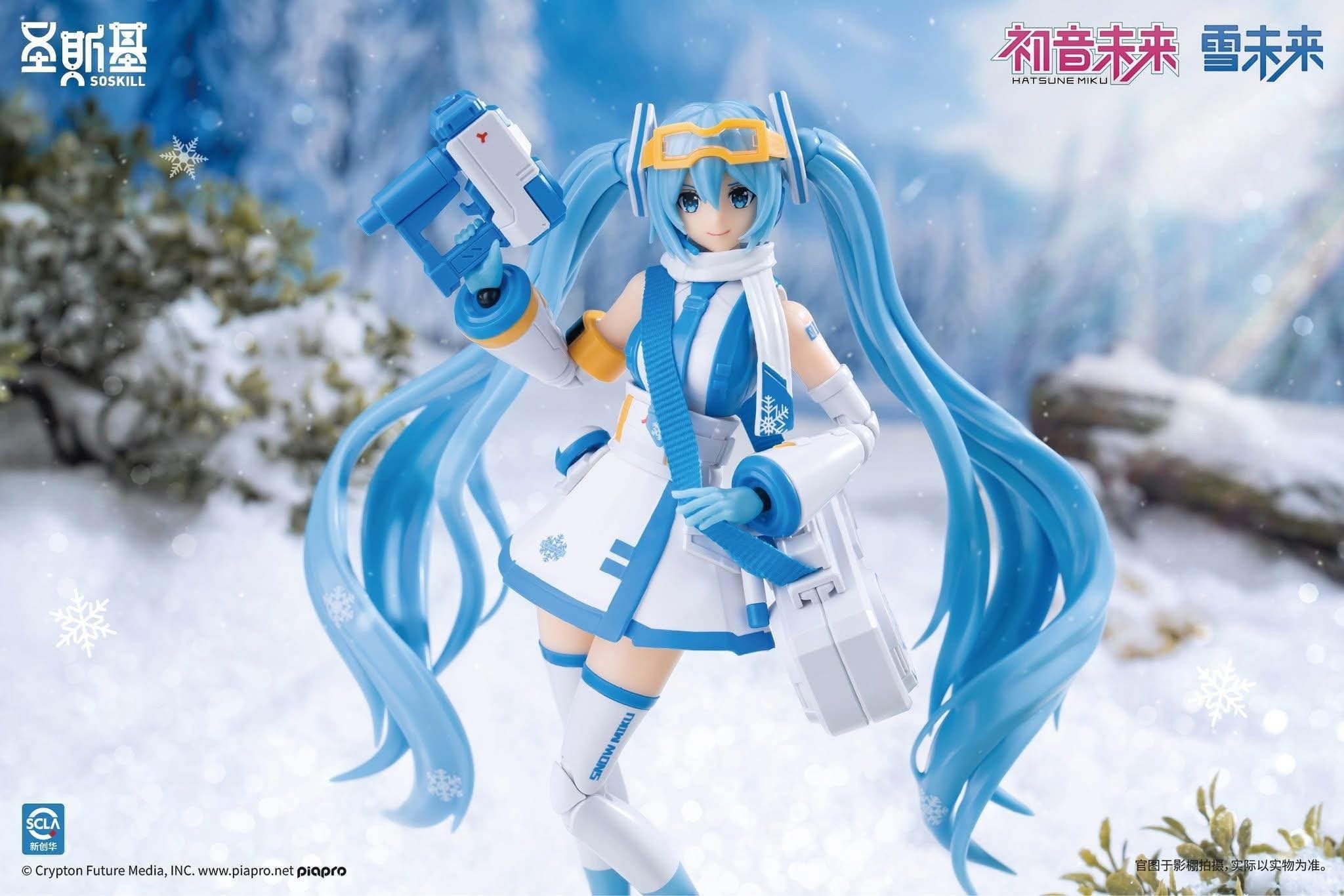 <Preorderถึง 13/7/2025>เปิดรับPreorder มัดจำ 100 บาท โมจีน 1/12 Snow Miku Freezing Point Echo