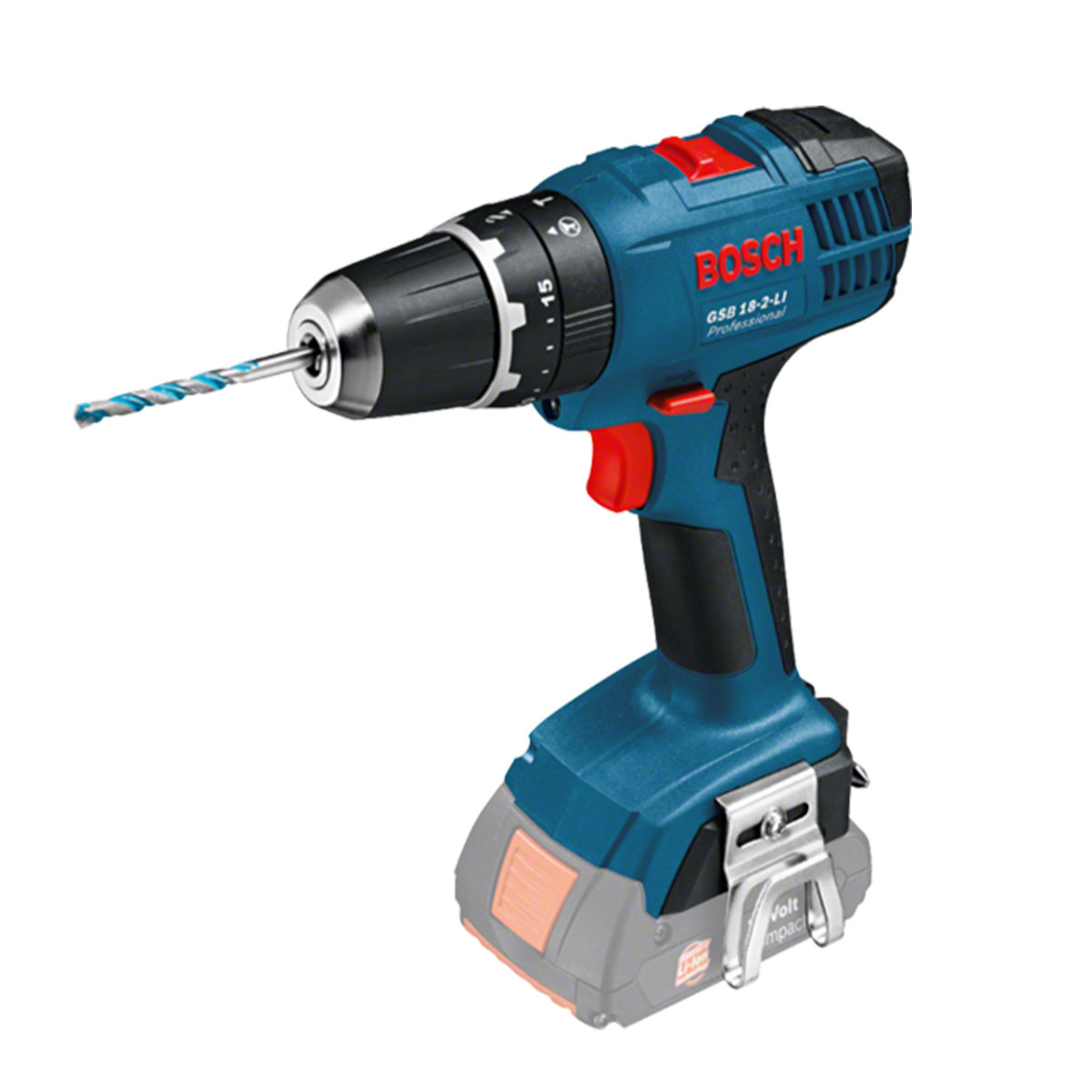 BOSCH สว่านไร้สาย18V 2xBatt GSB18-2 LI