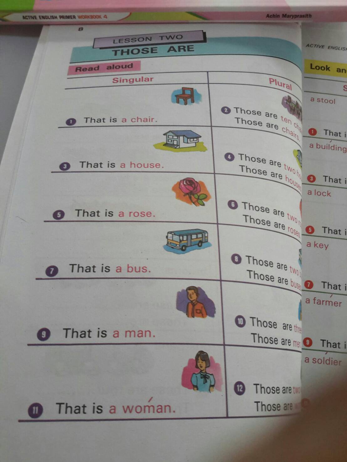 Active English Primer 4 และแบบฝึกหัด