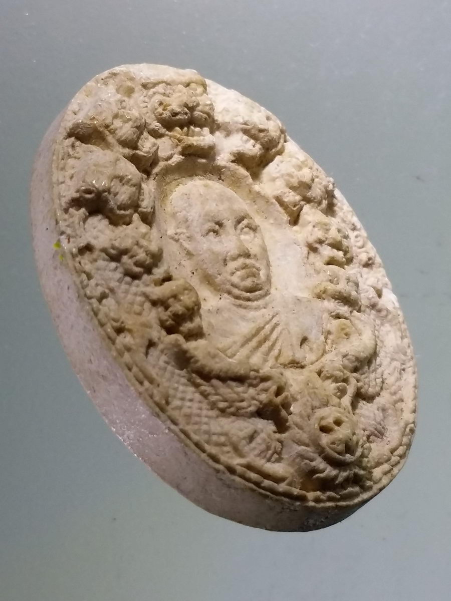 Antig Pim 088 พระผง ครูบาเจ้าเสือสมิงน้อย วัดดาวคะนอง