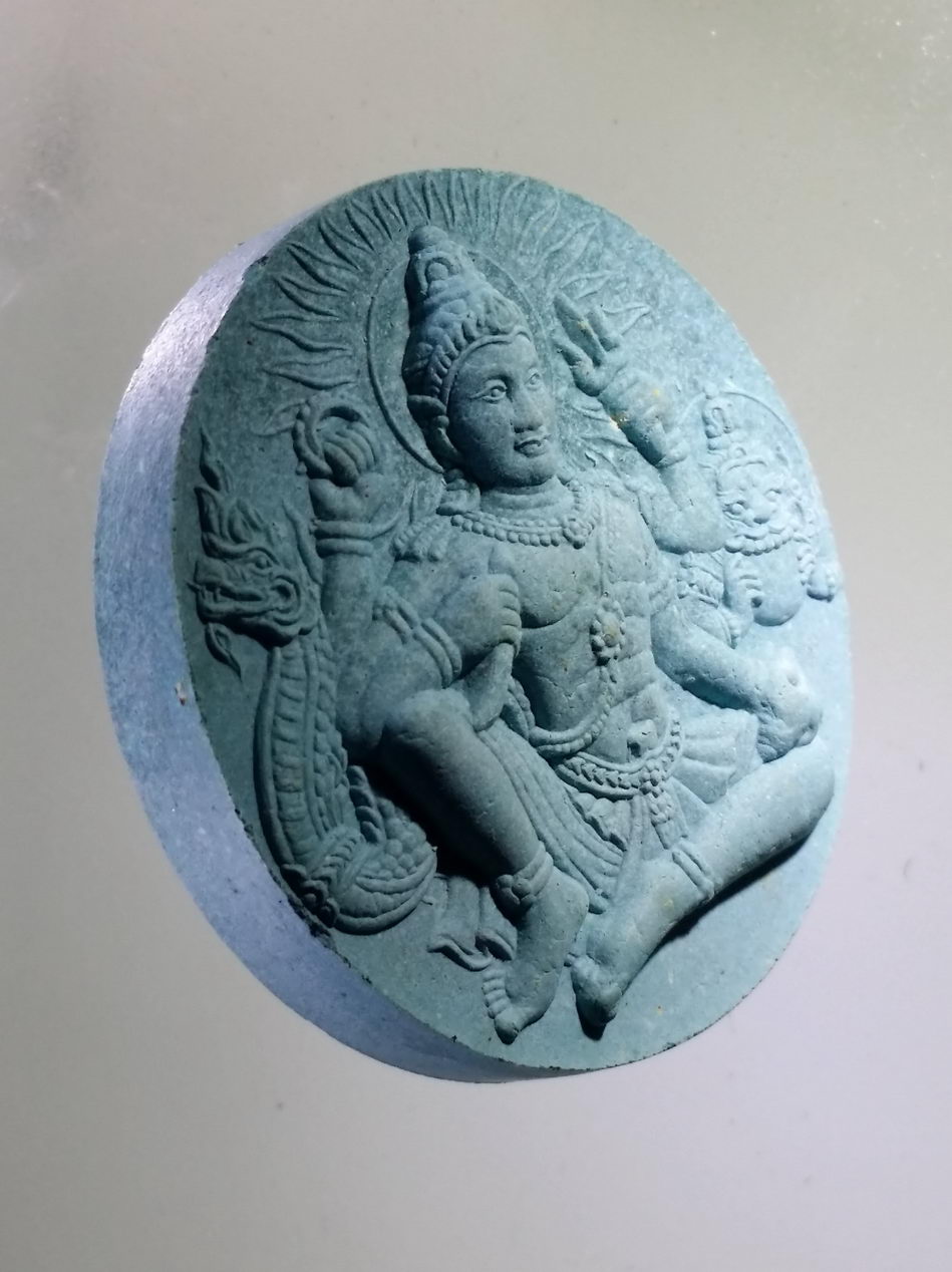 รหัสสินค้า จตุคามรามเทพ 721 พระเทวราชโพธิสัตว์จตุคามรามเทพ รุ่น บารมีธรรม เนื้อว่านฟ้า ประกอบพิธีเทวาภิเษก ณ มณฑลพิธี วัดบรมวงศ์อิศรวรารามวรวิหาร