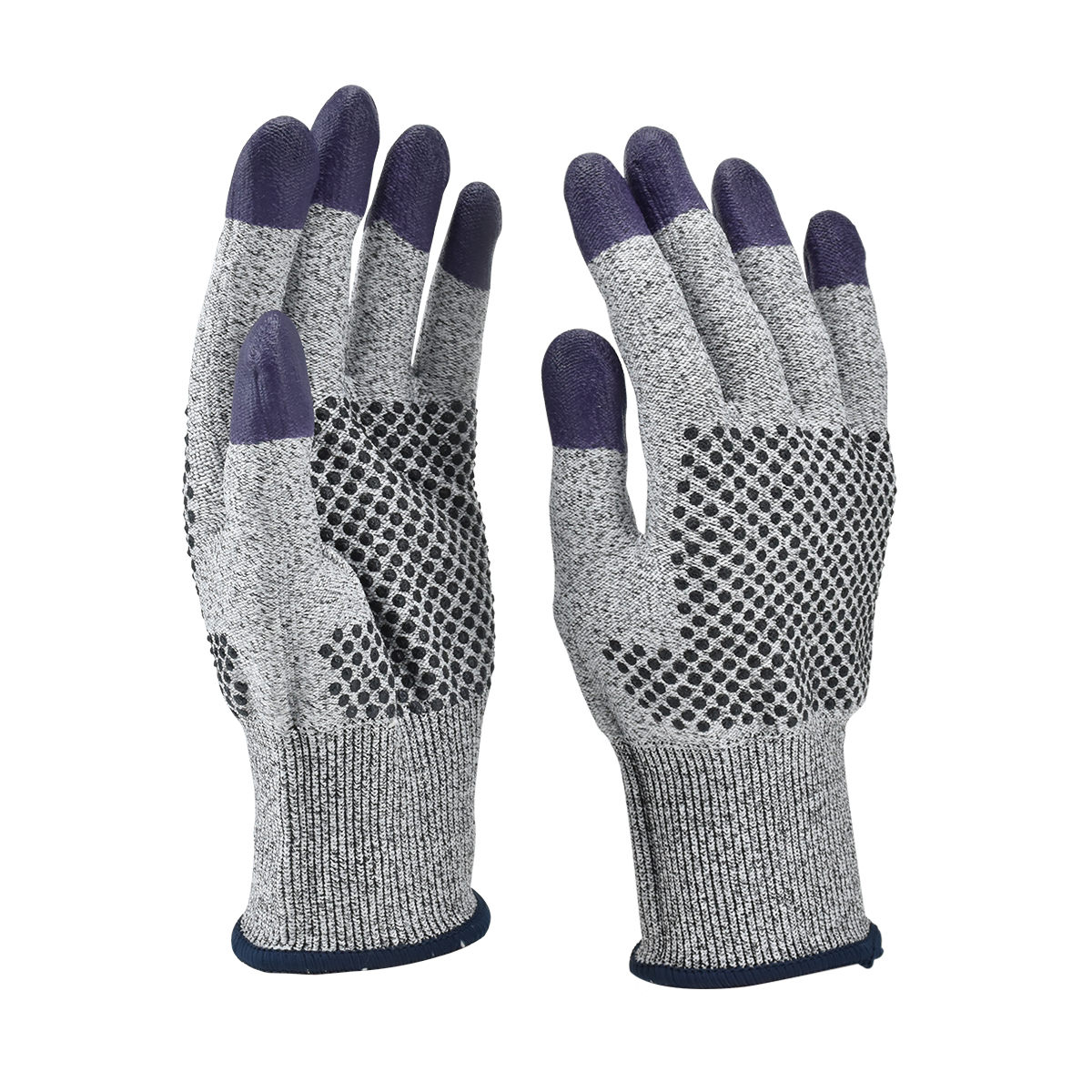 JACKSON ถุงมือสำหรับป้องกันการตัดหรือบาดเฉือน G60 97431 Purple & Grey Size8