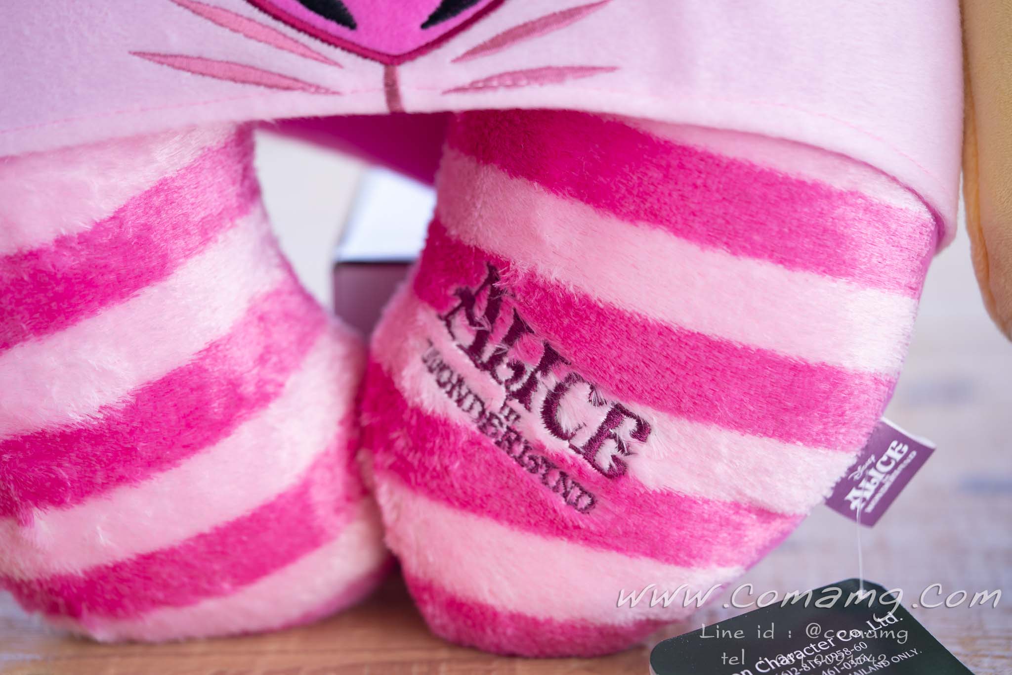 หมอนรองคอมีหมวก อลิซAlice & แมวCheshire Cat